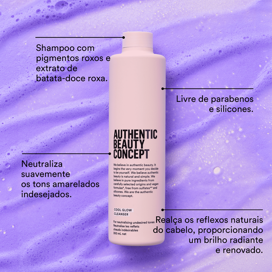 Shampoo Authentic Beauty Cool Glow Cleanser